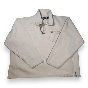 Vintage Timberland Weather Gear Quarter Zip Pull‎ Over Sweatshirt Mens Large